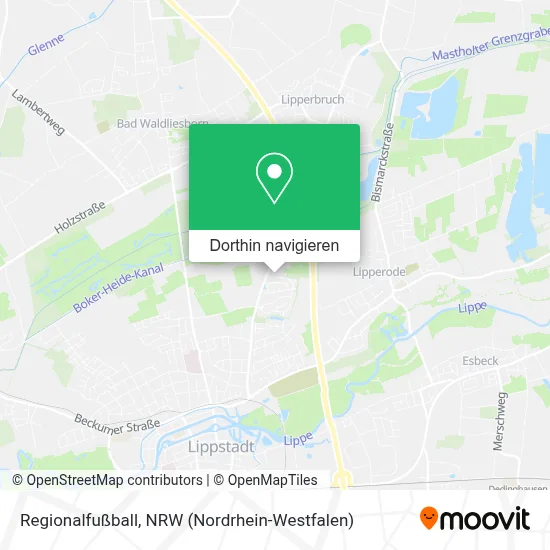 Regionalfußball Karte