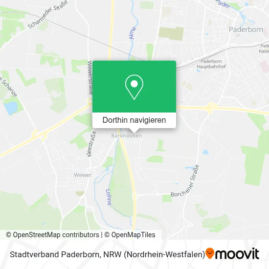 Stadtverband Paderborn Karte