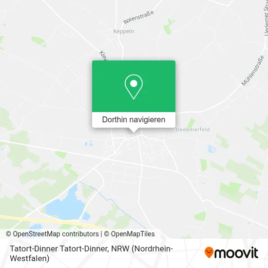 Tatort-Dinner Tatort-Dinner Karte