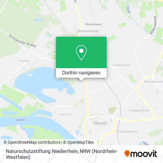 Naturschutzstiftung Niederrhein Karte