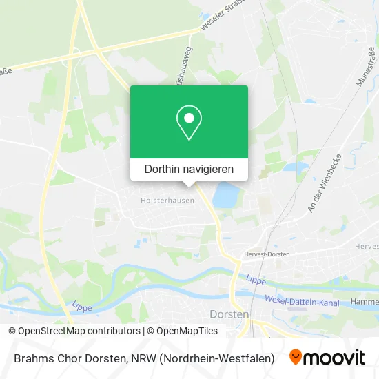 Brahms Chor Dorsten Karte