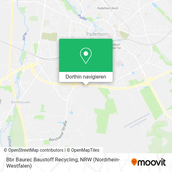 Bbr Baurec Baustoff Recycling Karte