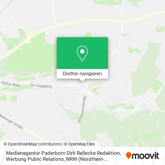 Medienagentur Paderborn Dirk Rellecke Redaktion, Werbung Public Relations Karte