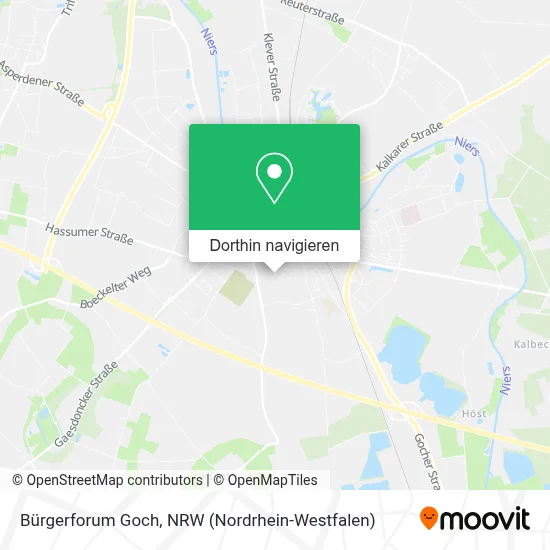Bürgerforum Goch Karte