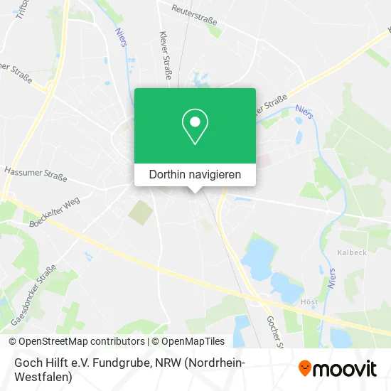 Goch Hilft e.V. Fundgrube Karte