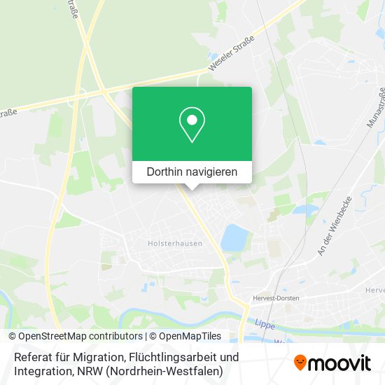 Referat für Migration, Flüchtlingsarbeit und Integration Karte
