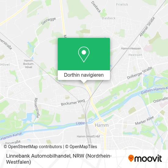 Linnebank Automobilhandel Karte