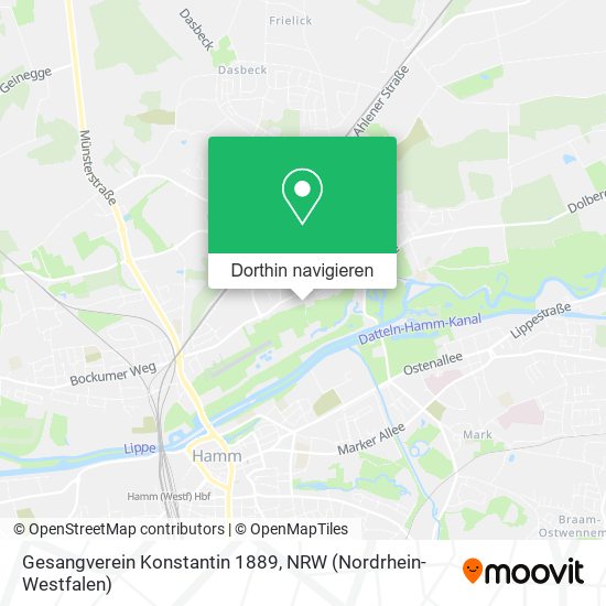 Gesangverein Konstantin 1889 Karte