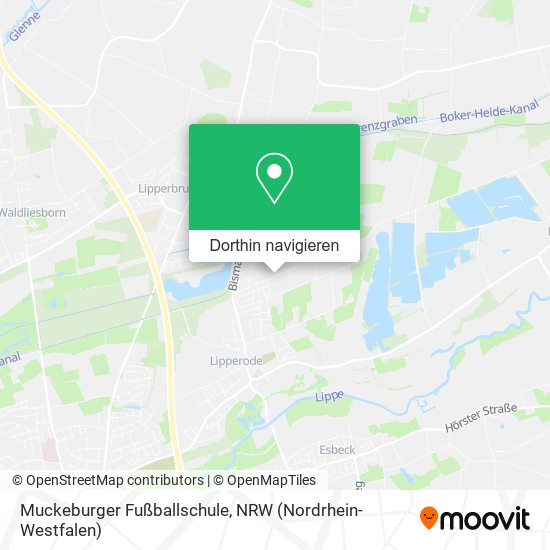 Muckeburger Fußballschule Karte