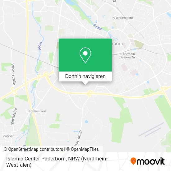 Islamic Center Paderborn Karte