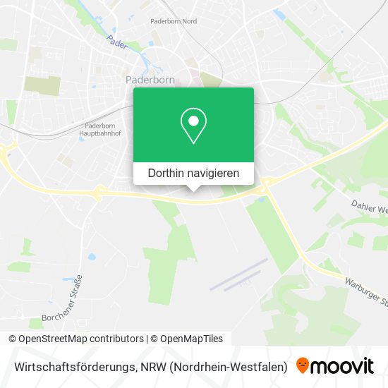 Wirtschaftsförderungs Karte