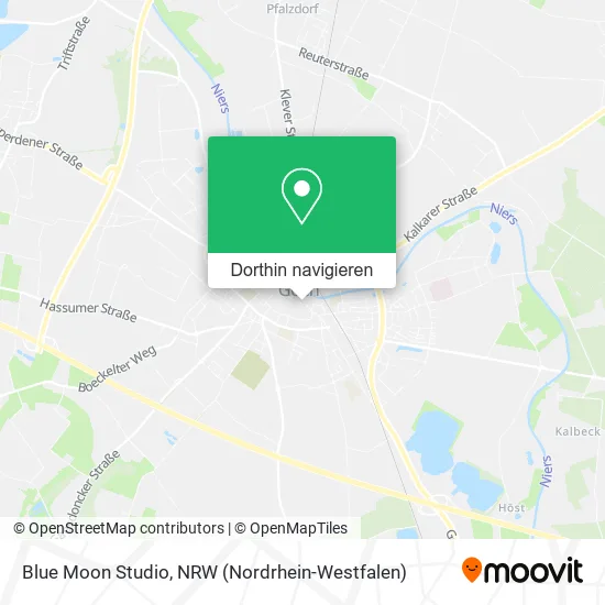 Blue Moon Studio Karte