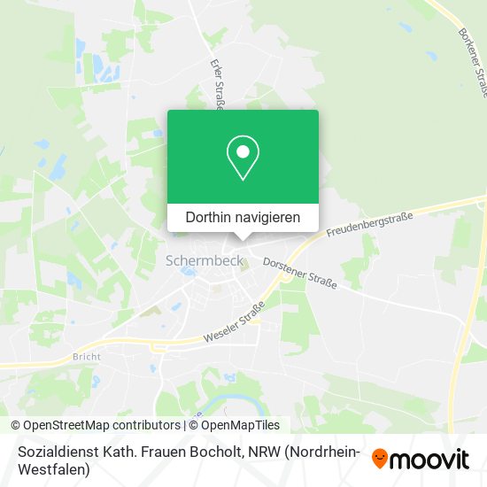 Sozialdienst Kath. Frauen Bocholt Karte