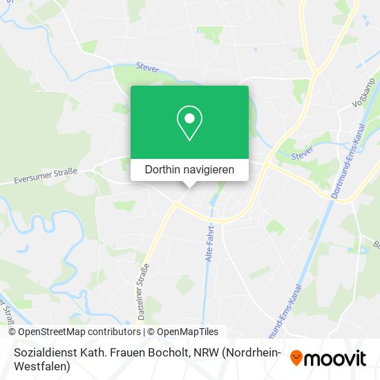 Sozialdienst Kath. Frauen Bocholt Karte