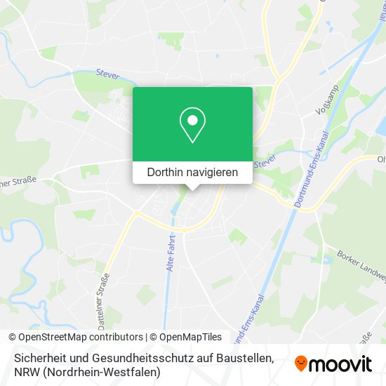 Sicherheit und Gesundheitsschutz auf Baustellen Karte