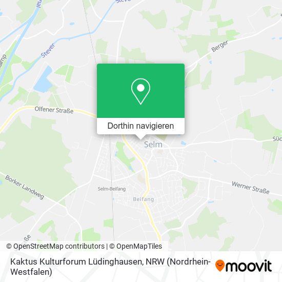Kaktus Kulturforum Lüdinghausen Karte