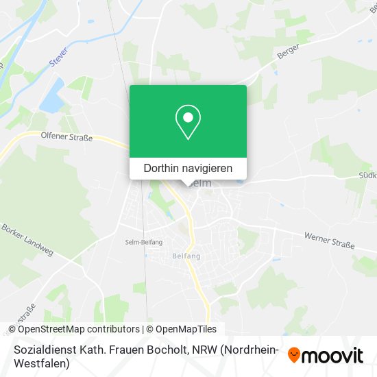 Sozialdienst Kath. Frauen Bocholt Karte
