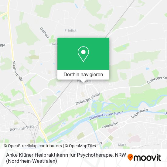 Anke Klüner Heilpraktikerin für Psychotherapie Karte