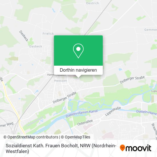 Sozialdienst Kath. Frauen Bocholt Karte