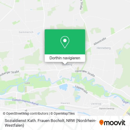 Sozialdienst Kath. Frauen Bocholt Karte