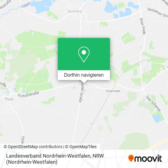 Landesverband Nordrhein-Westfalen Karte