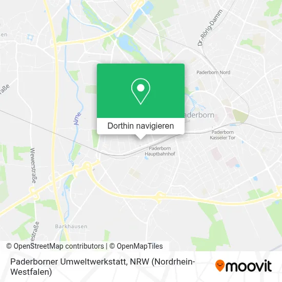 Paderborner Umweltwerkstatt Karte