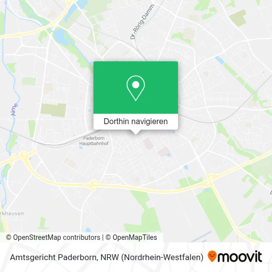 Amtsgericht Paderborn Karte