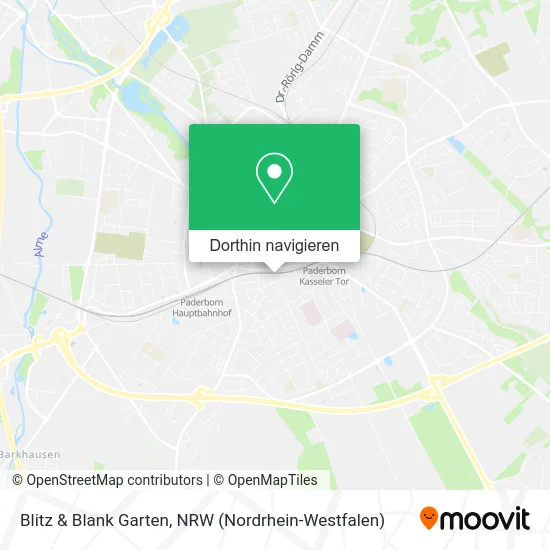 Blitz & Blank Garten Karte