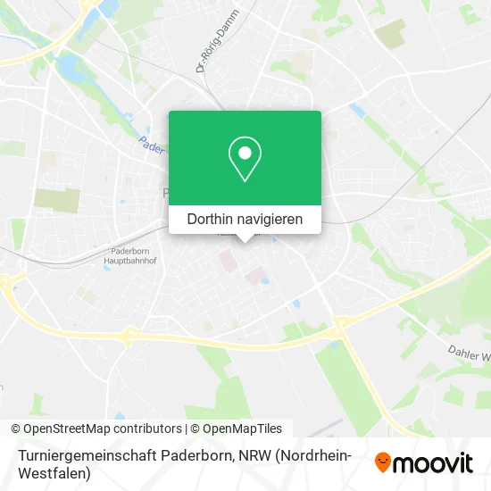 Turniergemeinschaft Paderborn Karte