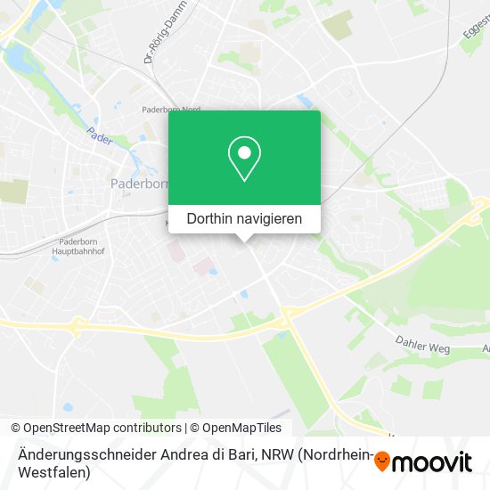 Änderungsschneider Andrea di Bari Karte