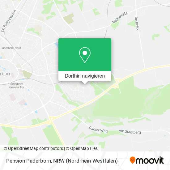 Pension Paderborn Karte