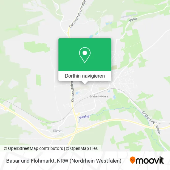 Basar und Flohmarkt Karte