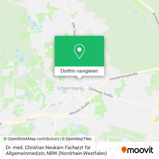 Dr. med. Christian Neukam Facharzt für Allgemeinmedizin Karte