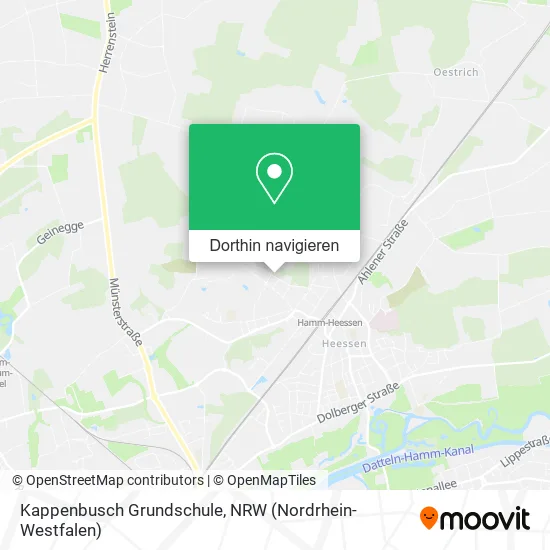 Kappenbusch Grundschule Karte