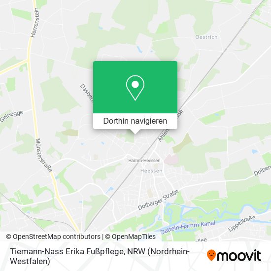 Tiemann-Nass Erika Fußpflege Karte