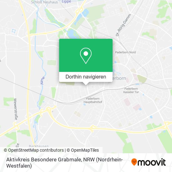 Aktivkreis Besondere Grabmale Karte
