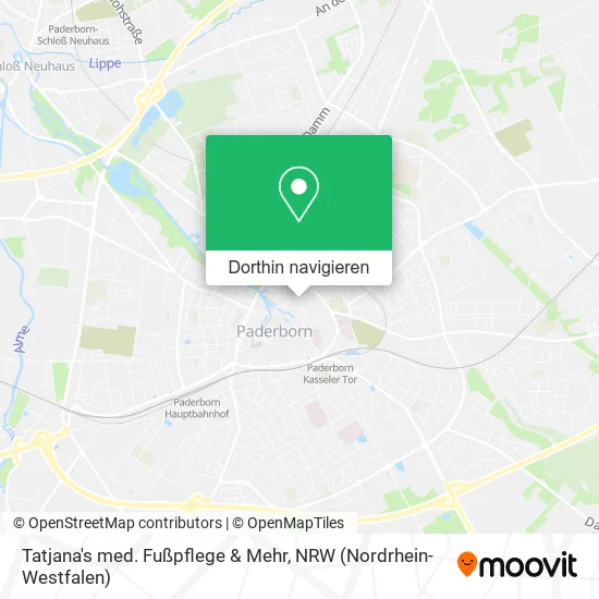 Tatjana's med. Fußpflege & Mehr Karte