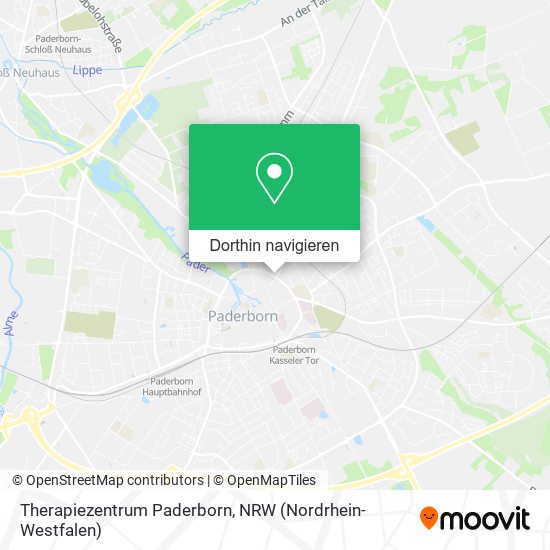 Therapiezentrum Paderborn Karte