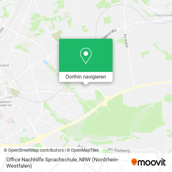 Office Nachhilfe Sprachschule Karte