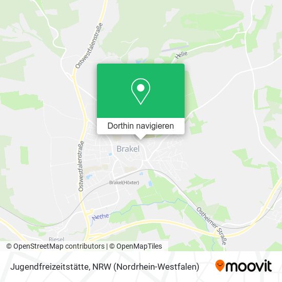 Jugendfreizeitstätte Karte