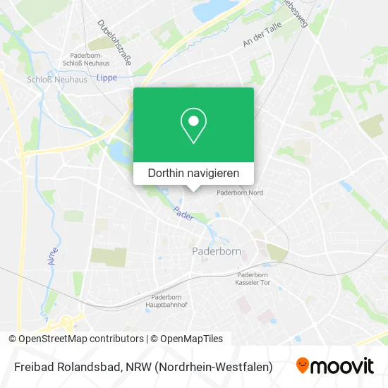 Freibad Rolandsbad Karte