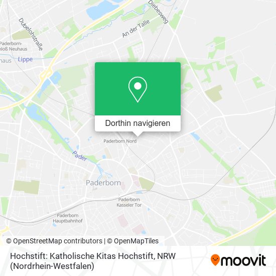 Hochstift: Katholische Kitas Hochstift Karte