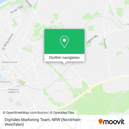 Digitales Marketing Team Karte