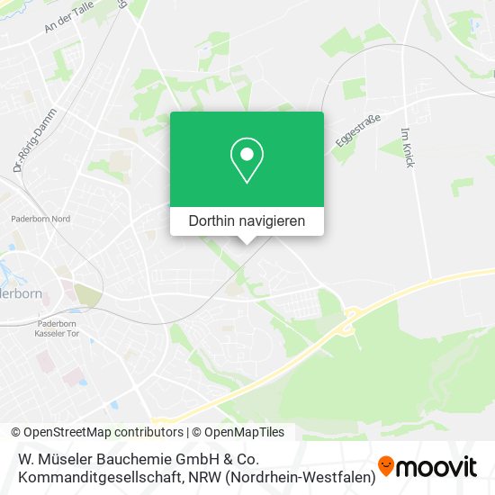W. Müseler Bauchemie GmbH & Co. Kommanditgesellschaft Karte