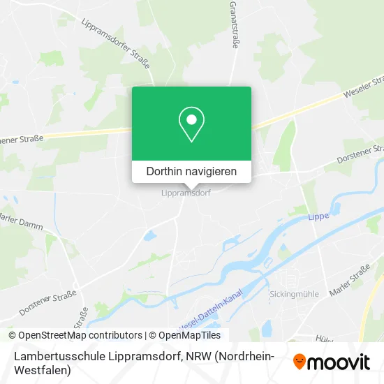 Lambertusschule Lippramsdorf Karte