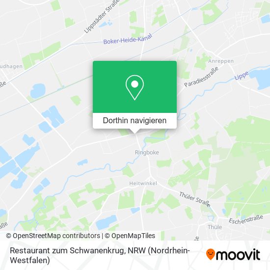 Restaurant zum Schwanenkrug Karte