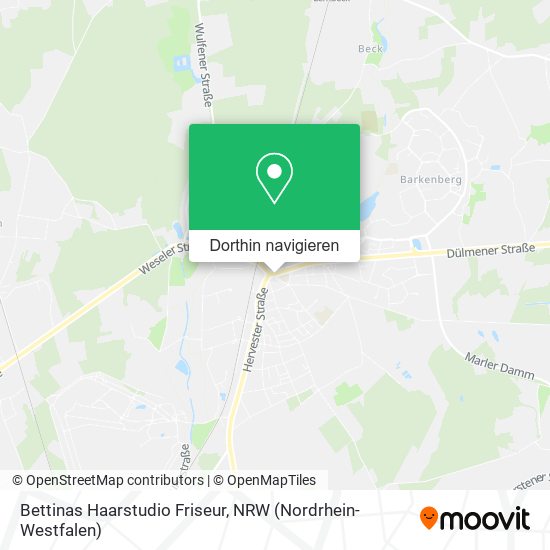 Bettinas Haarstudio Friseur Karte
