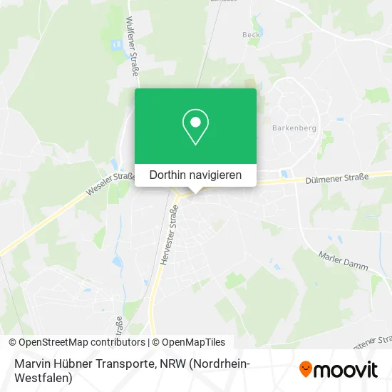 Marvin Hübner Transporte Karte