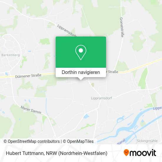 Hubert Tuttmann Karte