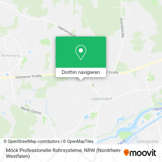 Möck Professionelle Rohrsysteme Karte